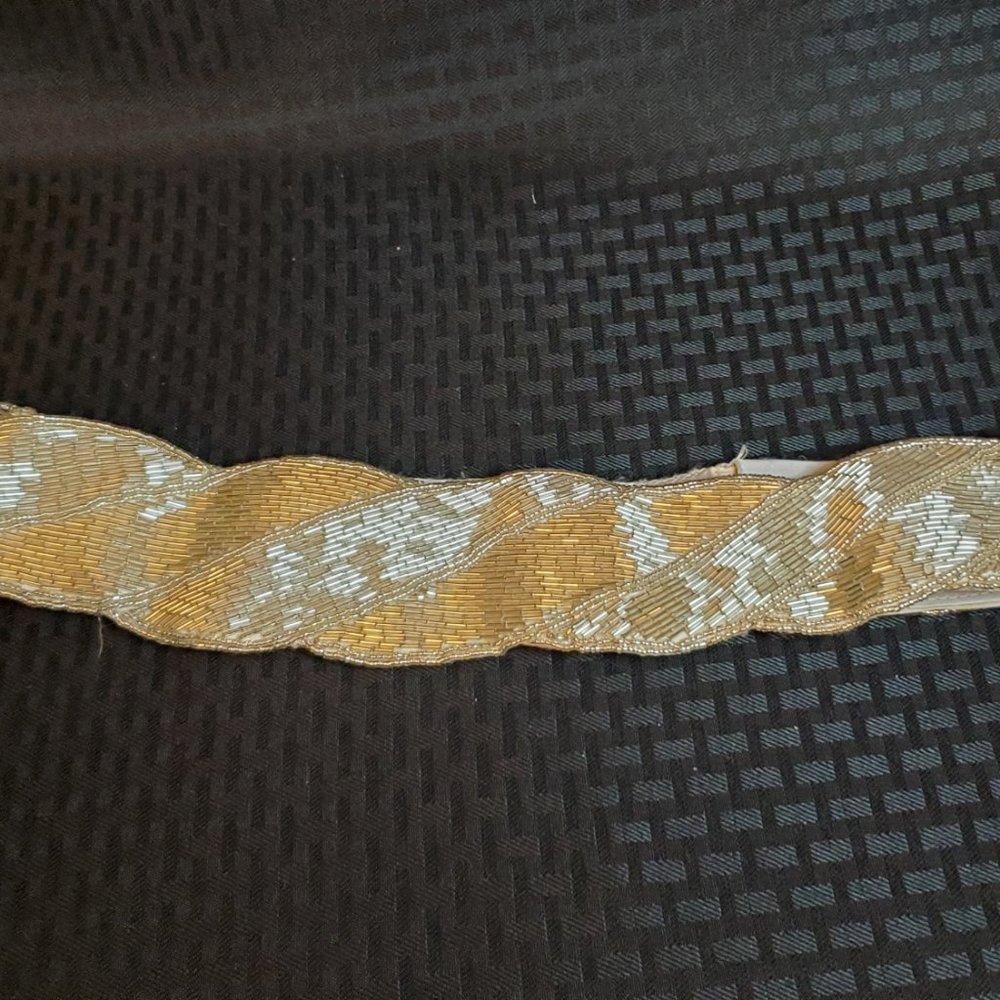 Regalle Gold Sequin Belt